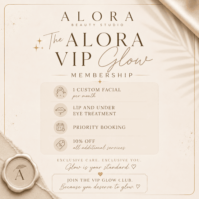 ✨The ALORA VIP Glow Membership at ALORA Beauty Studio in Coral Springs, FL
